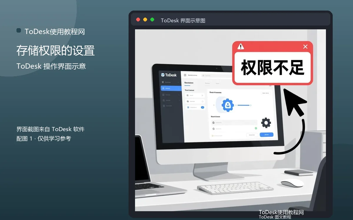 存储权限的设置界面示意图（配图1）