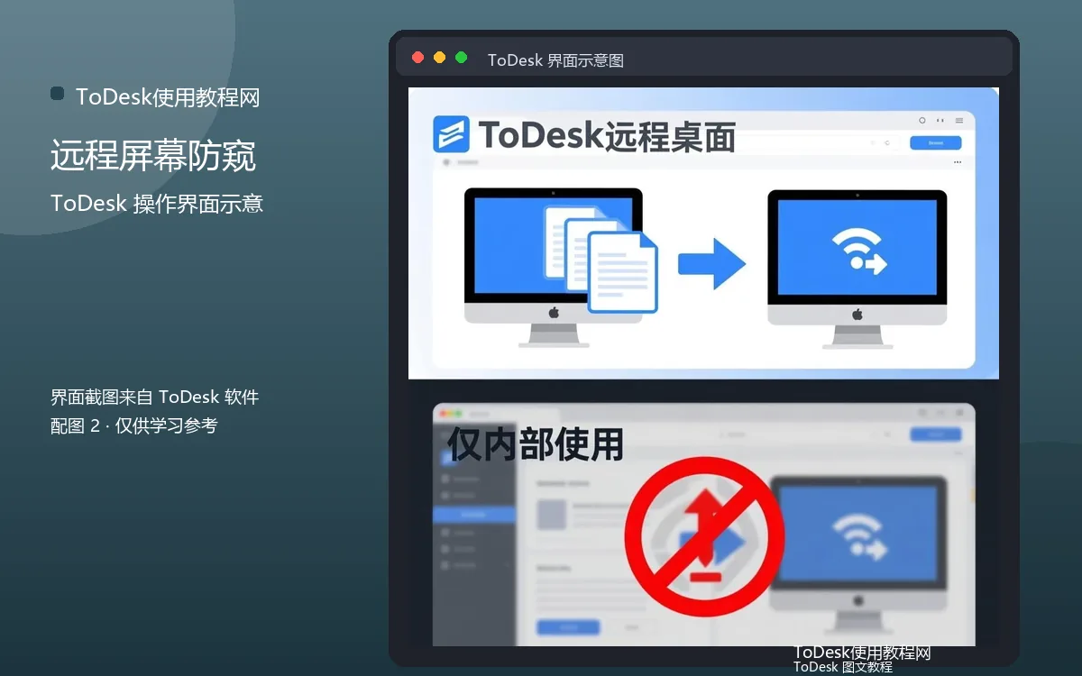 远程屏幕防窥界面示意图(配图2)