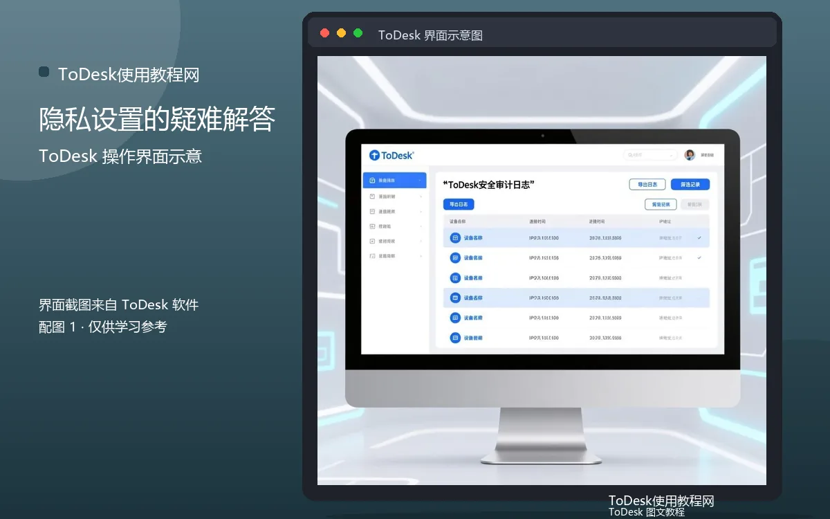 隐私设置的疑难解答界面示意图(配图1)