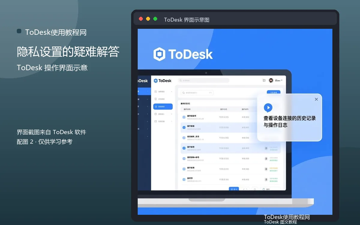 隐私设置的疑难解答界面示意图(配图2)