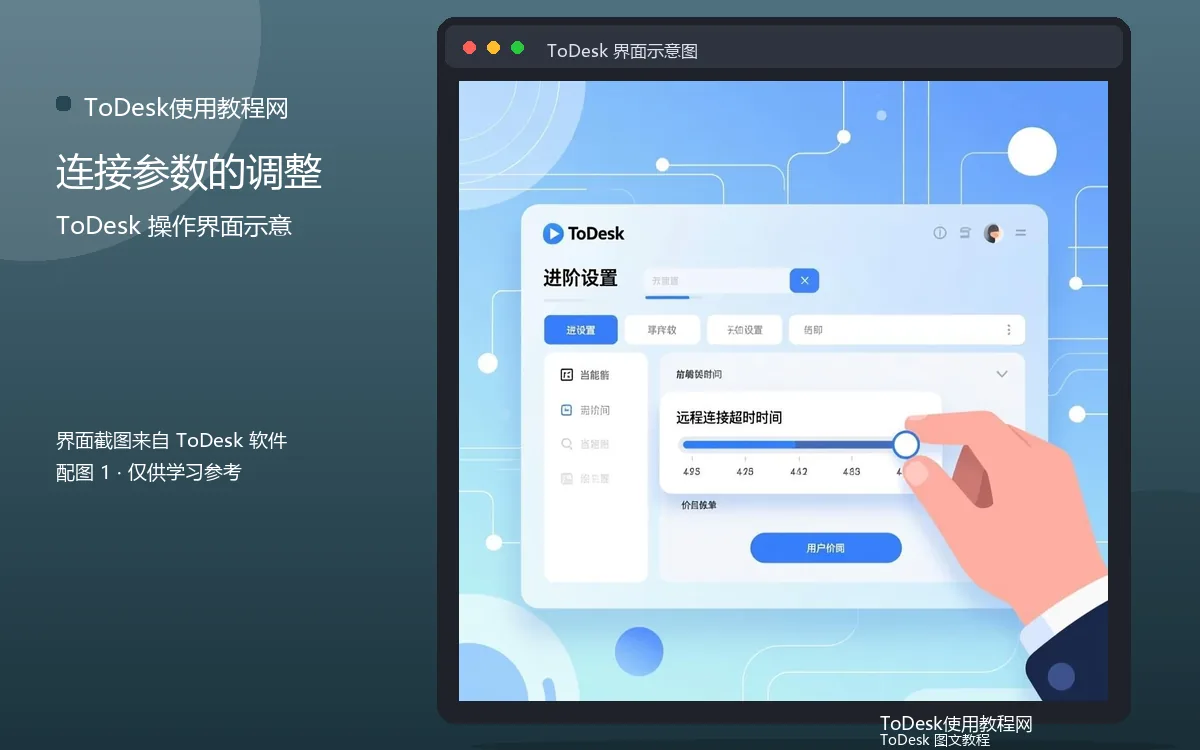 连接参数的调整界面示意图(配图1)