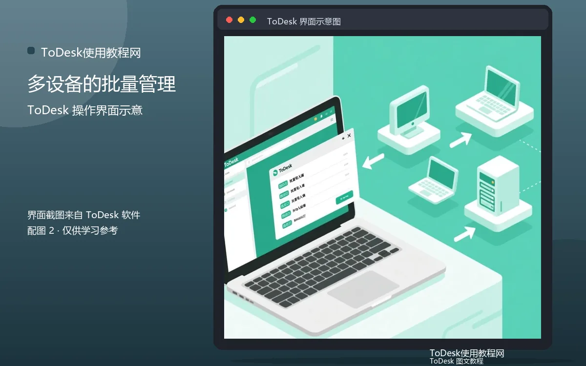 多设备的批量管理界面示意图(配图2)