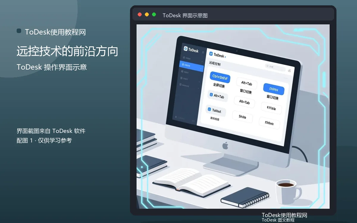 远控技术的前沿方向界面示意图(配图1)