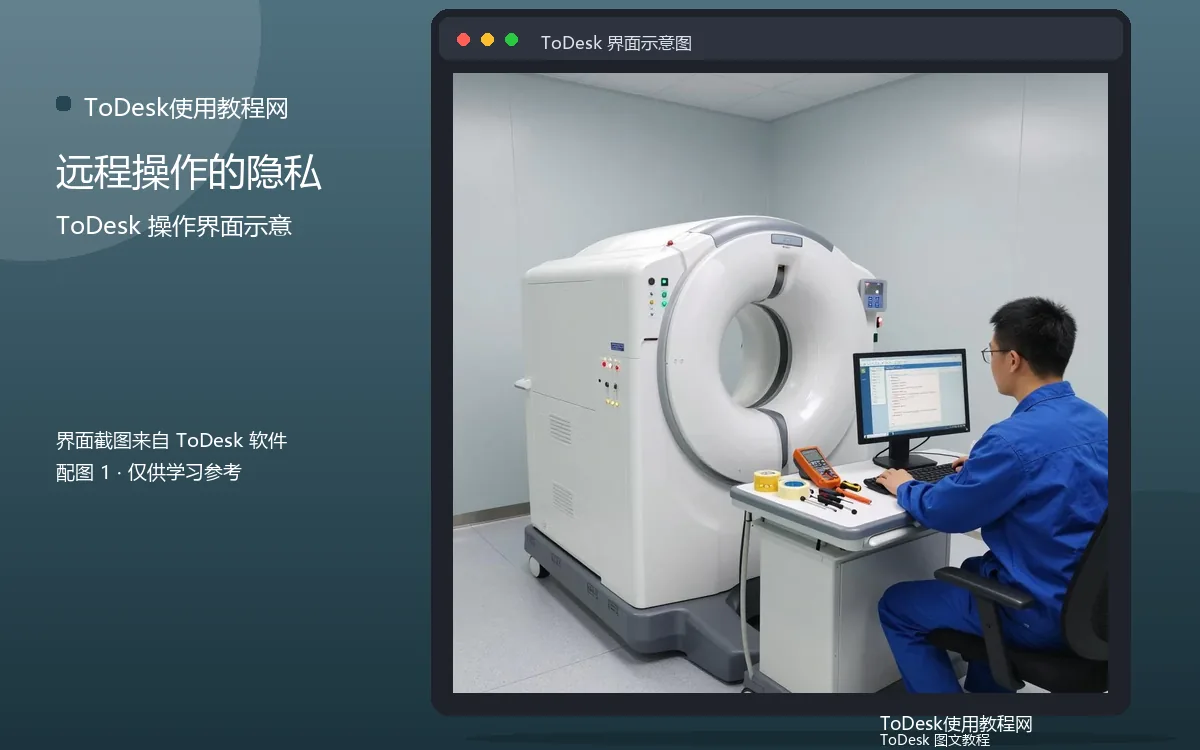 远程操作的隐私界面示意图（配图1）