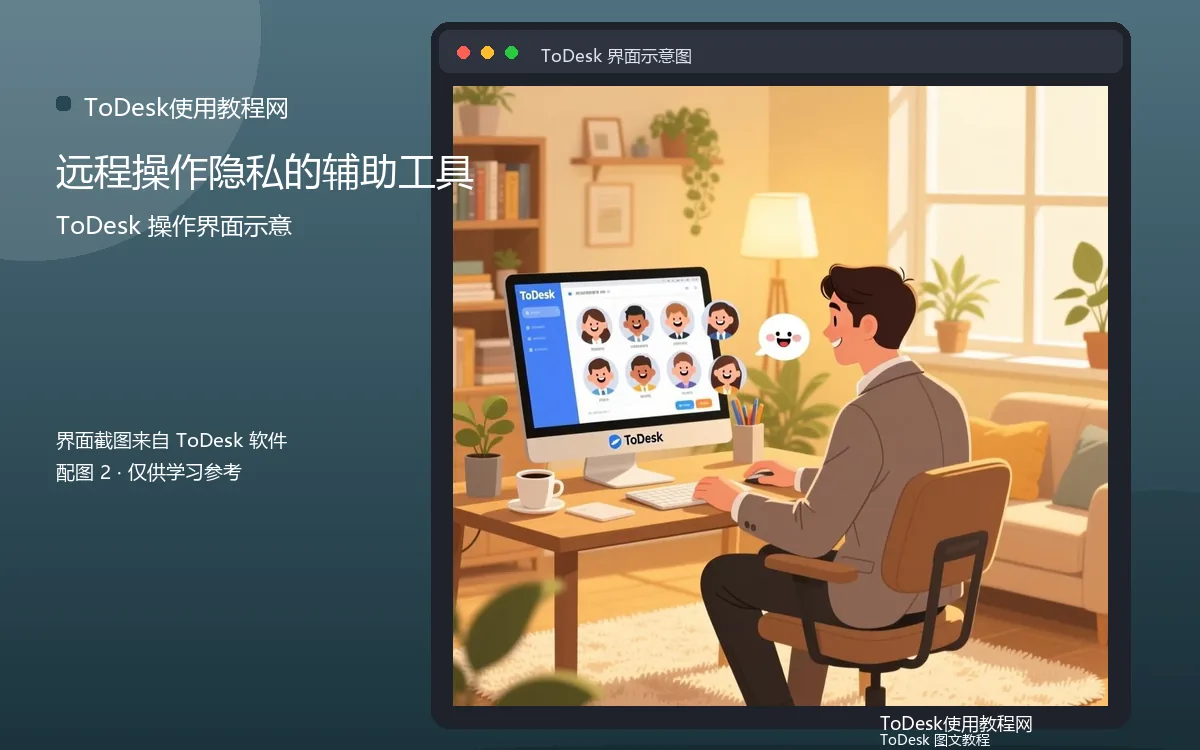 远程操作隐私的辅助工具界面示意图(配图2)