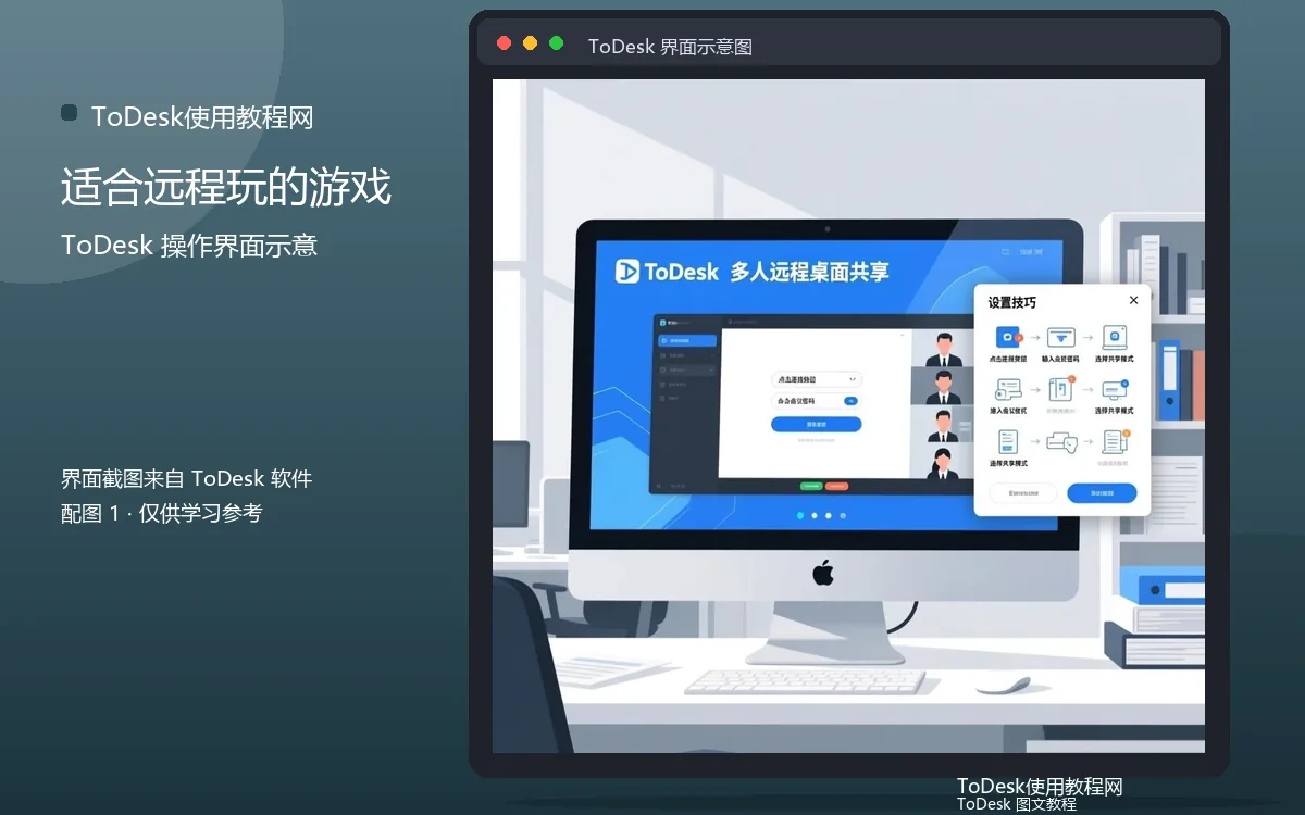 适合远程玩的游戏界面示意图（配图1）