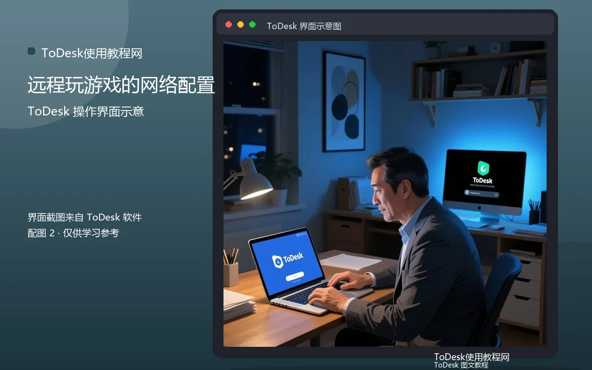 远程玩游戏的网络配置界面示意图(配图2)