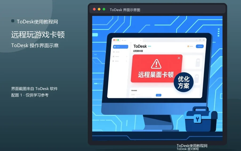 远程游戏延迟优化：远程玩游戏卡顿解决配图