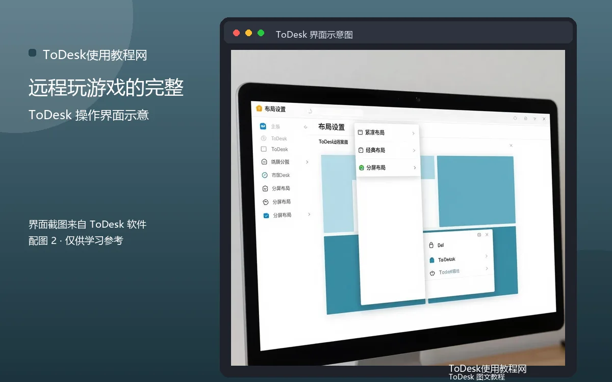 远程玩游戏的完整界面示意图(配图2)
