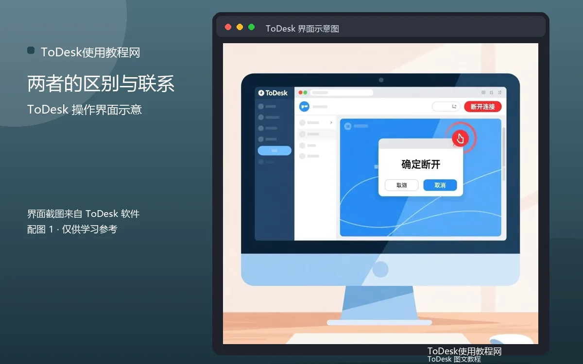 两者的区别与联系界面示意图(配图1)