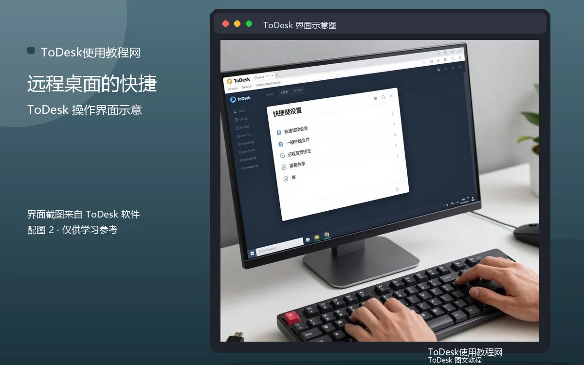 远程桌面的快捷界面示意图（配图2）